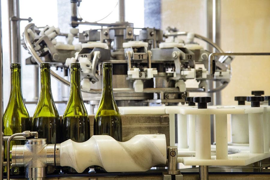 wine packaging machine at 'Ktima Karipidis' plant